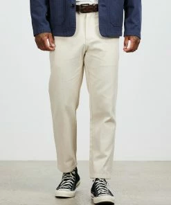 Rhythm Essential Twill Trousers Natural