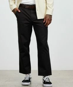 Rhythm Essential Twill Trousers Charcoal