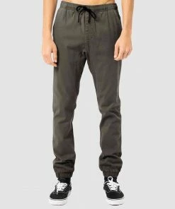 Rusty Hook Out Elastic Pant GUNMETAL