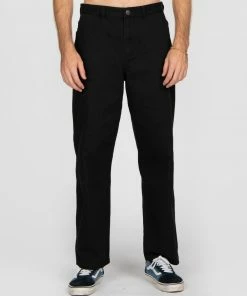 Rusty Yakka Chino Pant Black