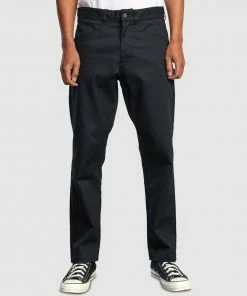 RVCA New Dawn Pressed Pant BLACK