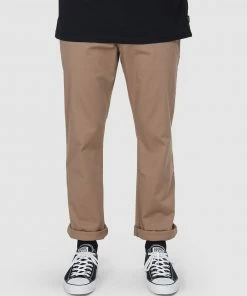 RVCA Weekend Stretch Pants DARK KHAKI