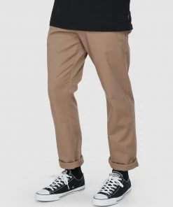 RVCA Weekend Stretch Pants DARK KHAKI -Men's Pants Online Shop http3A2F2Fstatic.theiconic.com .au2Fp2Frvca 4337 548258 3