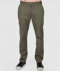 RVCA Weekend Stretch Pants OLIVE GREEN
