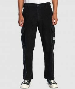 RVCA Evan Mock Cord Utility Pant PIRATE BLACK