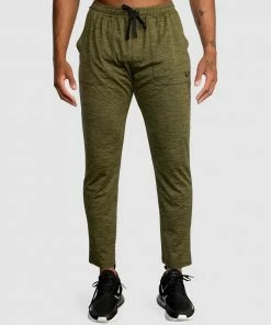 RVCA Sport C-able Sweatpants OLIVE HEATHER