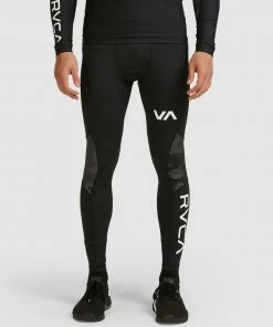 RVCA Sport Compression Pants BLACK