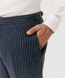 SABA Harcourt Linen Pants navy -Men's Pants Online Shop http3A2F2Fstatic.theiconic.com .au2Fp2Fsaba 2134 1522631 4