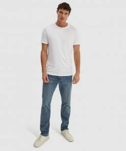 SABA Carson Tapered Leg Jeans lightbluewash