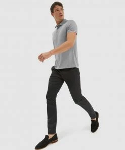 SABA Baxter Slim Chino Pants black
