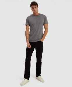 SABA Carson Tapered Leg Jeans Black