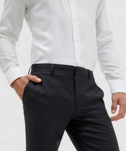 SABA Flinders Textured Suit Pants midnight -Men's Pants Online Shop http3A2F2Fstatic.theiconic.com .au2Fp2Fsaba 4703 644509 5