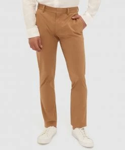 SABA Baxter slim chino pant latte
