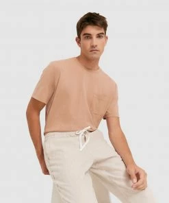 SABA SB Kent Linen Pants oatmeal -Men's Pants Online Shop http3A2F2Fstatic.theiconic.com .au2Fp2Fsaba 7777 9773241 3