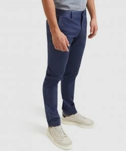 SABA Baxter Slim Chino Pants duskblue