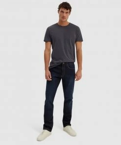SABA Carson Tapered Leg Jeans Dark Indigo