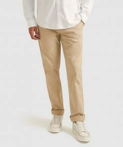 Sportscraft Smith Tapered Chino limestone