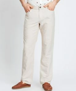 Sportscraft Bedford Cotton-Linen Pants oat