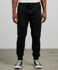 St Goliath Montego Cargo Pant BLACK