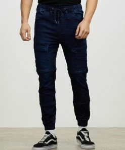 St Goliath Montego Cargo Pants Vintage Indigo