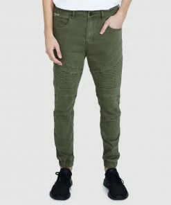 Standard Em2 Cuffed Biker Pants GREEN