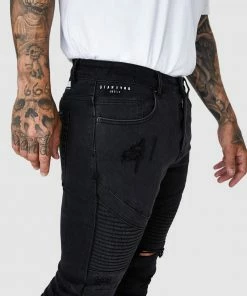 Standard Em 2 Cuffed Biker Pants BLACK -Men's Pants Online Shop http3A2F2Fstatic.theiconic.com .au2Fp2Fstandard 7136 4953601 5
