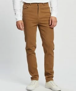 Staple Superior Staple Organic Cotton Five Pocket Pants Latte