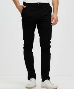 Staple Superior Staple Slim Stretch Chino Pants Black