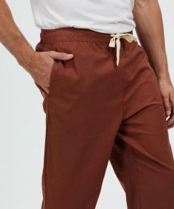 Staple Superior Seeker Linen Blend Pull On Pants Ochre -Men's Pants Online Shop http3A2F2Fstatic.theiconic.com .au2Fp2Fstaple superior 6346 1981931 4