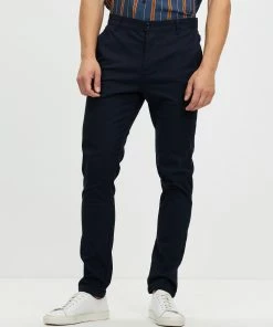 Staple Superior Staple Slim Stretch Chino Pants Navy