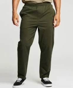Stussy Wide Work Beach Pants Forest