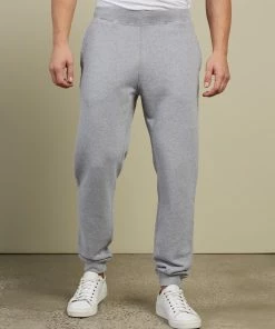Sunspel Track Pants Grey Melange