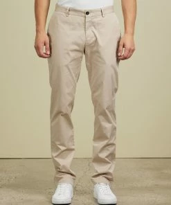 Sunspel Regular Fit Stretch Chinos Light Stone