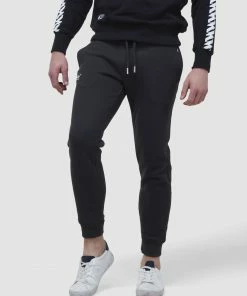 Superdry Vintage Logo Embroidered Joggers Vintage Wash Black