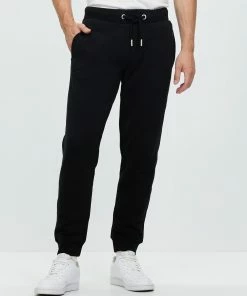 Superdry Vintage Logo Embroidered Joggers Black