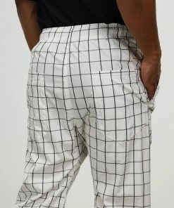 Surrounded By Ghosts The Eskolaite Pants White Check -Men's Pants Online Shop http3A2F2Fstatic.theiconic.com .au2Fp2Fsurrounded by ghosts 6941 3753341 4