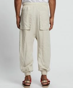 Surrounded By Ghosts The Lyonite Linen Rave Pants Natural Linen -Men's Pants Online Shop http3A2F2Fstatic.theiconic.com .au2Fp2Fsurrounded by ghosts 8306 4764621 3
