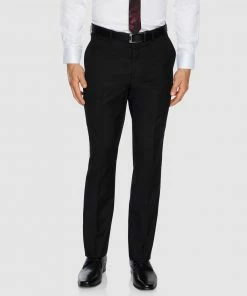 Tarocash Jax Slim Wool Pant BLACK