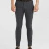 Tarocash Reid Slim Check Pant CHARCOAL