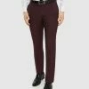 Tarocash Bailey Slim Pant BURGUNDY