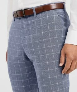 Tarocash Gus Slim Stretch Check Pant BLUE -Men's Pants Online Shop http3A2F2Fstatic.theiconic.com .au2Fp2Ftarocash 6264 9447341 4