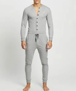 TEAMM8 The One Romper - Long Grey Marle