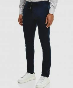 Tommy Hilfiger ICONIC EXCLUSIVE - Bleeker PQT Jersey Modern Chinos Desert Sky