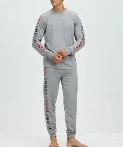 Tommy Hilfiger Drawstring Joggers Medium Grey Heather -Men's Pants Online Shop http3A2F2Fstatic.theiconic.com .au2Fp2Ftommy hilfiger 6877 7982531 5