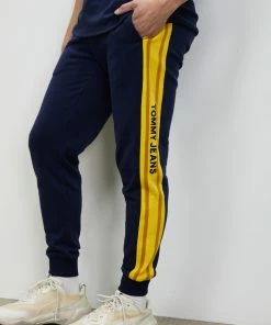 Tommy Jeans Organic Cotton Slim Fit Stripe Joggers Twilight Navy -Men's Pants Online Shop http3A2F2Fstatic.theiconic.com .au2Fp2Ftommy jeans 0573 0704431 4