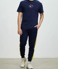 Tommy Jeans Organic Cotton Slim Fit Stripe Joggers Twilight Navy -Men's Pants Online Shop http3A2F2Fstatic.theiconic.com .au2Fp2Ftommy jeans 0584 0704431 5