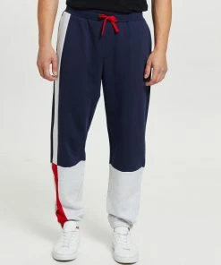 Tommy Jeans Colourblock Sweatpants Twilight Navy & Multi