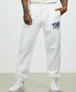 Tommy Jeans ABO Collegiate Sweat Pants Ivory Silk