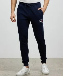 Tommy Jeans Slim Box Flag Sweat Pants Twilight Navy