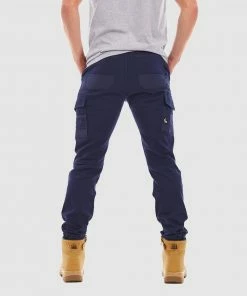 Tradie Skinny Cuffed Cargo Pants Navy -Men's Pants Online Shop http3A2F2Fstatic.theiconic.com .au2Fp2Ftradie 6623 0948551 3